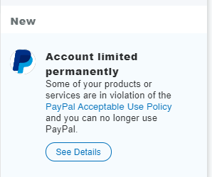 PayPal Permanently Limited (Why, Withdrawing + More)