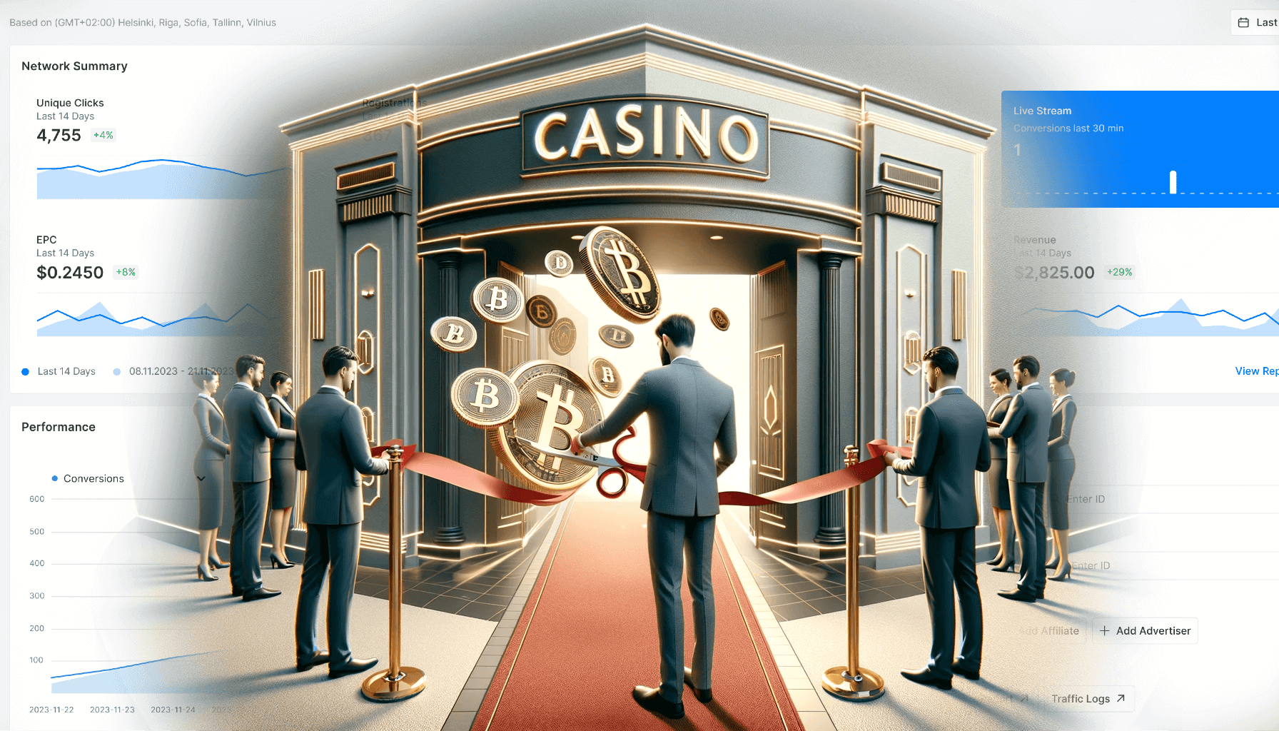 Start a Crypto Casino with BoomAff