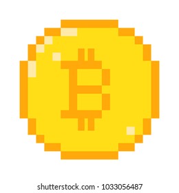 Bitcoin Pixel Art in 