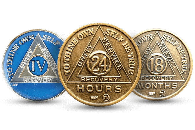 Design Your Own Alcoholics Anonymous Coins| 30% OFF | Vivipins