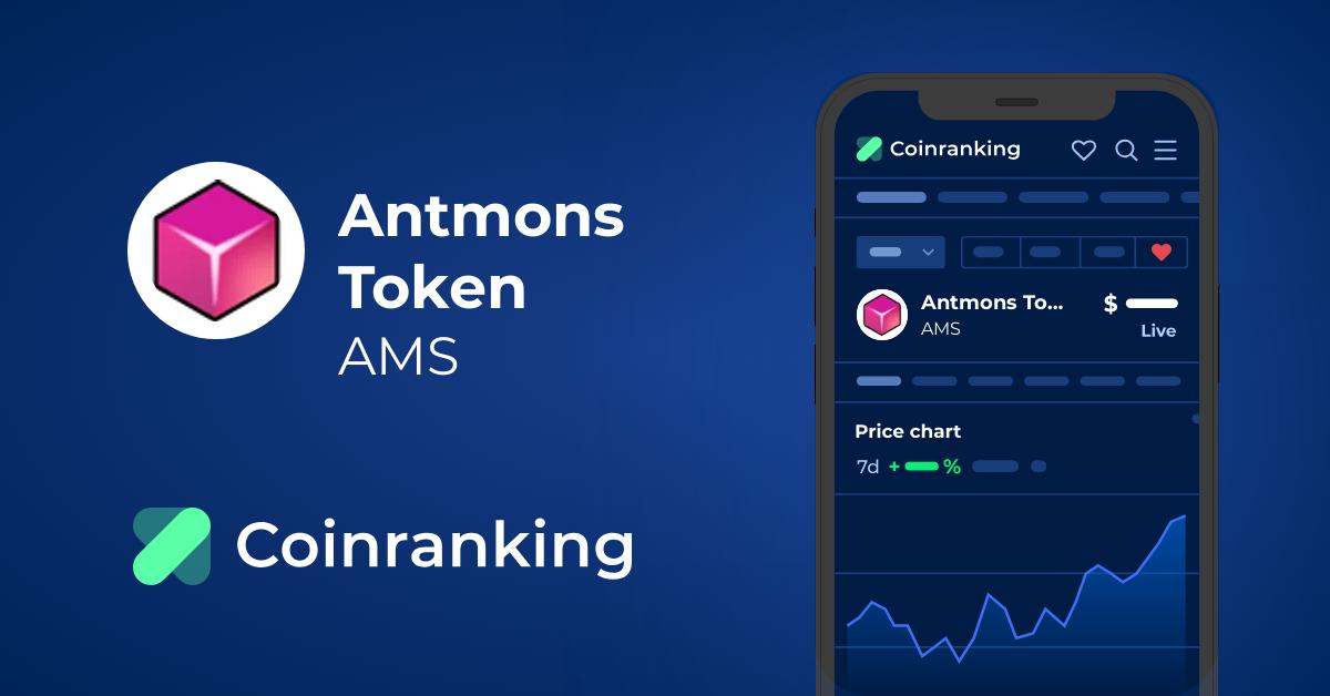Antmons Token (AMS) live coin price, charts, markets & liquidity