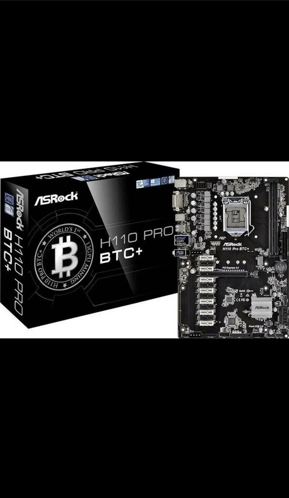 Asrock H Pro Btc Plus Motherboard -pcstudio