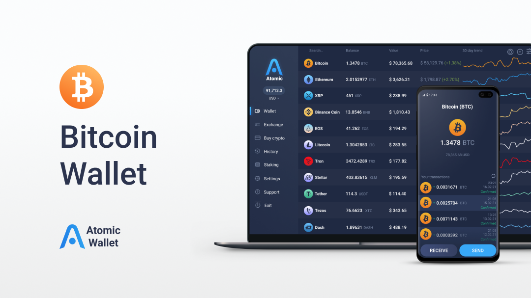 Atomic Crypto Wallet - ANODA | UI UX Design Agency For SaaS / Fintech / AI