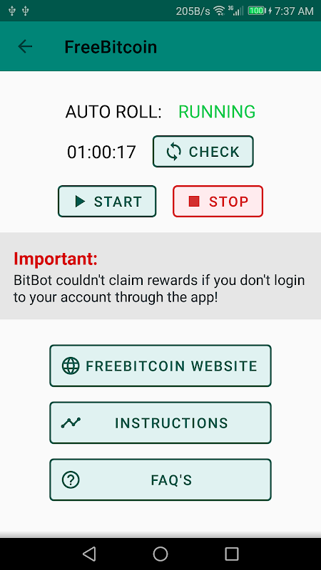 BitBot: FreeBitcoin Auto Roll Bot