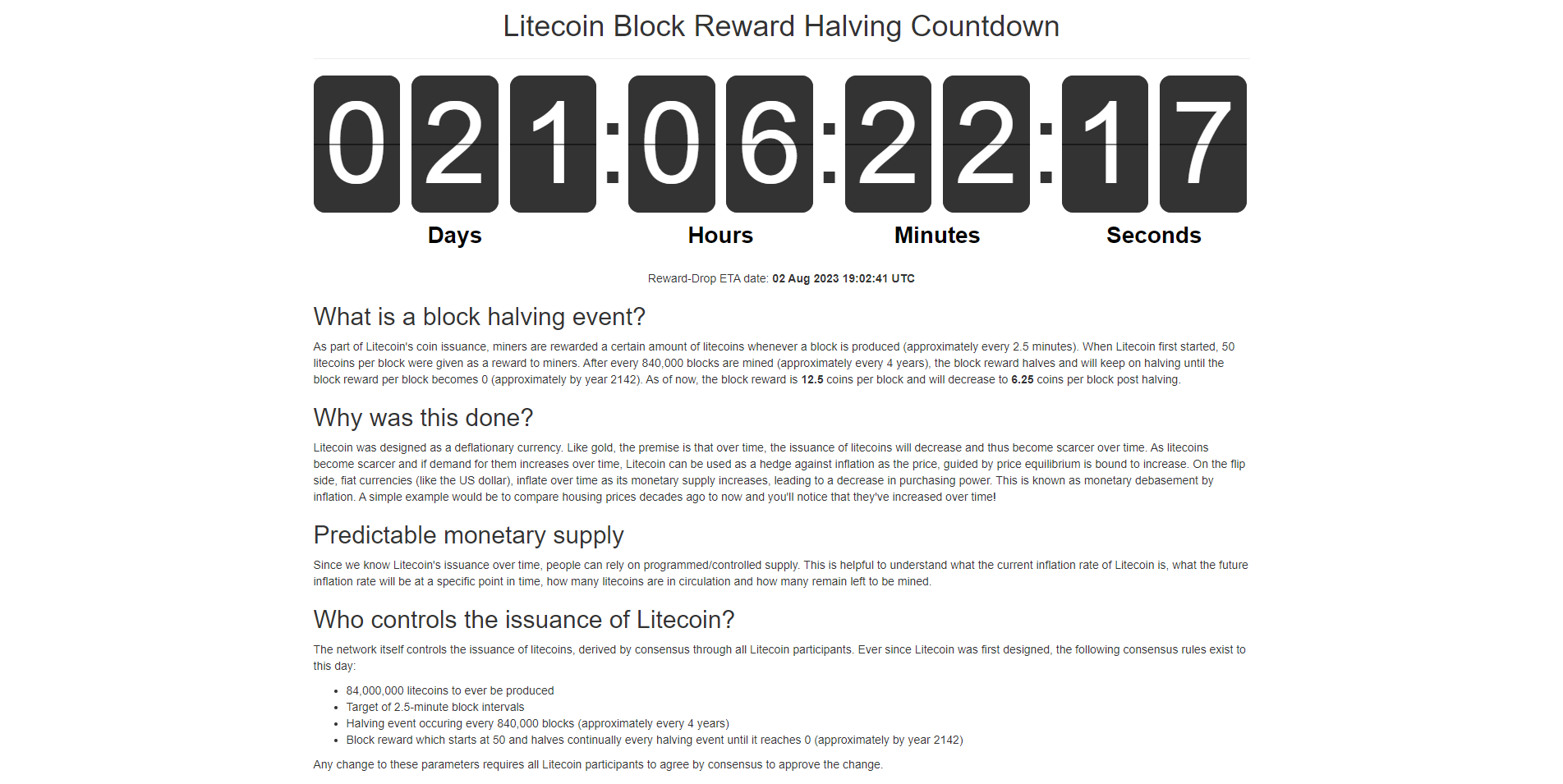 LTC Price Is Unlikely to Rally After Litecoin Halving, Past Performance Shows