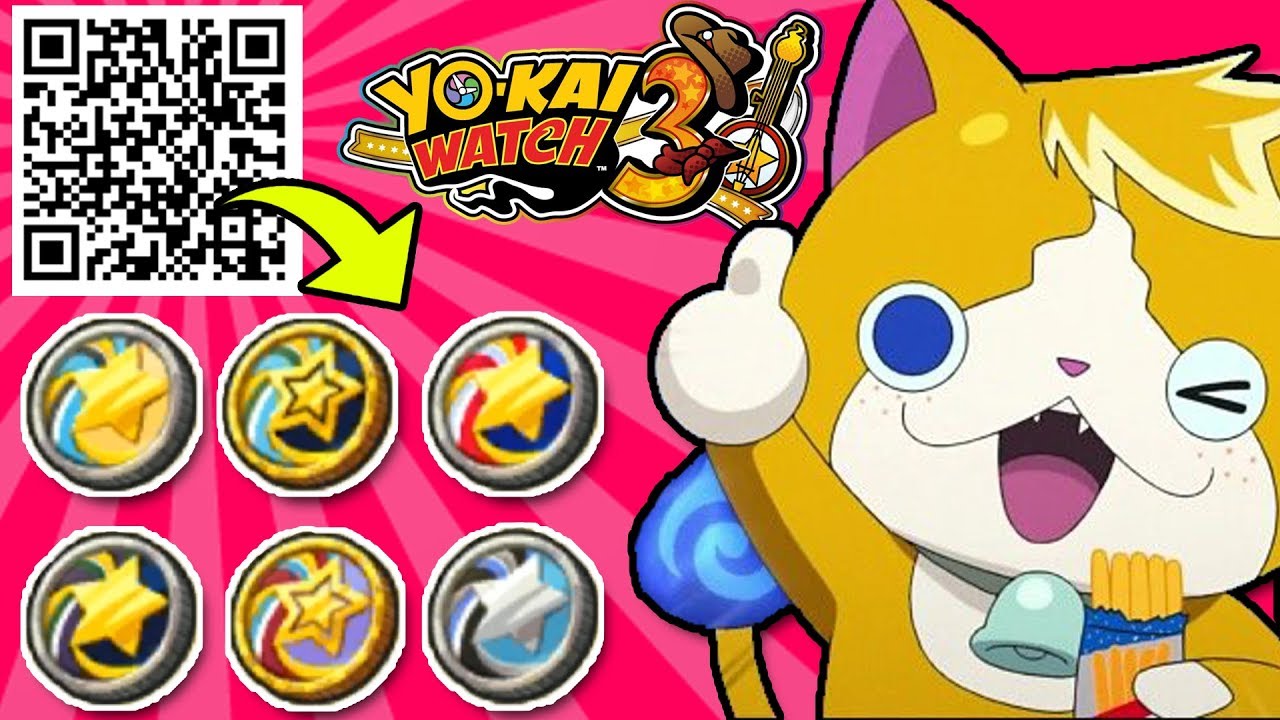 Yo-kai Watch 3: list of passwords / passcodes, QR Codes - Perfectly Nintendo