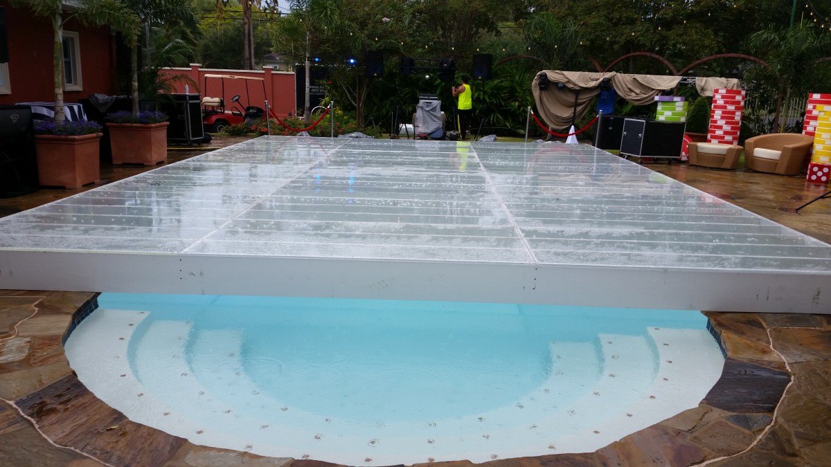 Dancetime Hire - Floor Over Pool