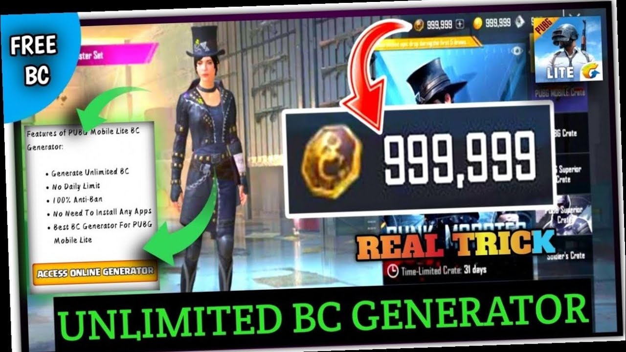 How to get free BC (Battle Coins) in PUBG Mobile Lite version - Rahul Tech