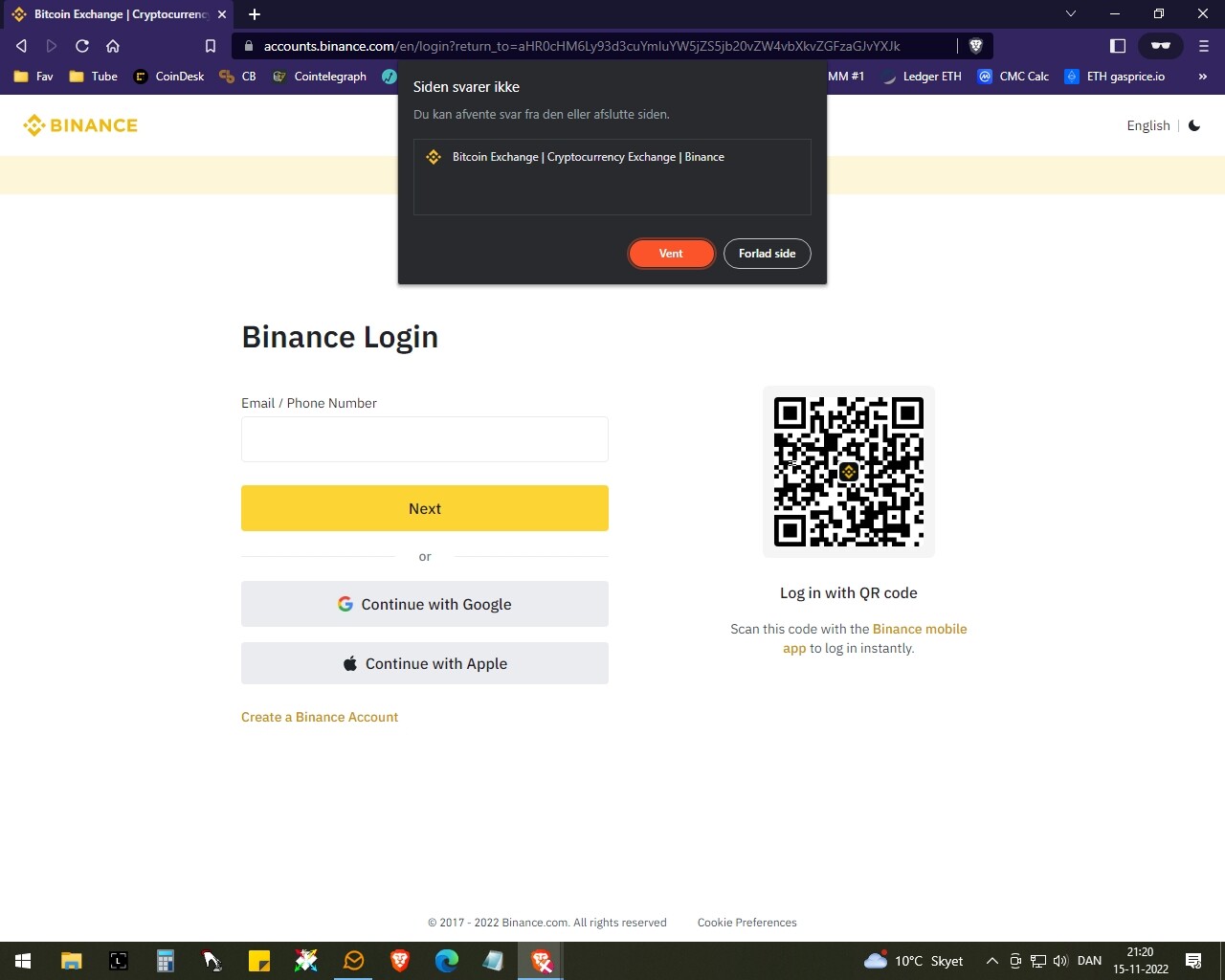 Can’t log in to Binance: Causes and how to Solve it