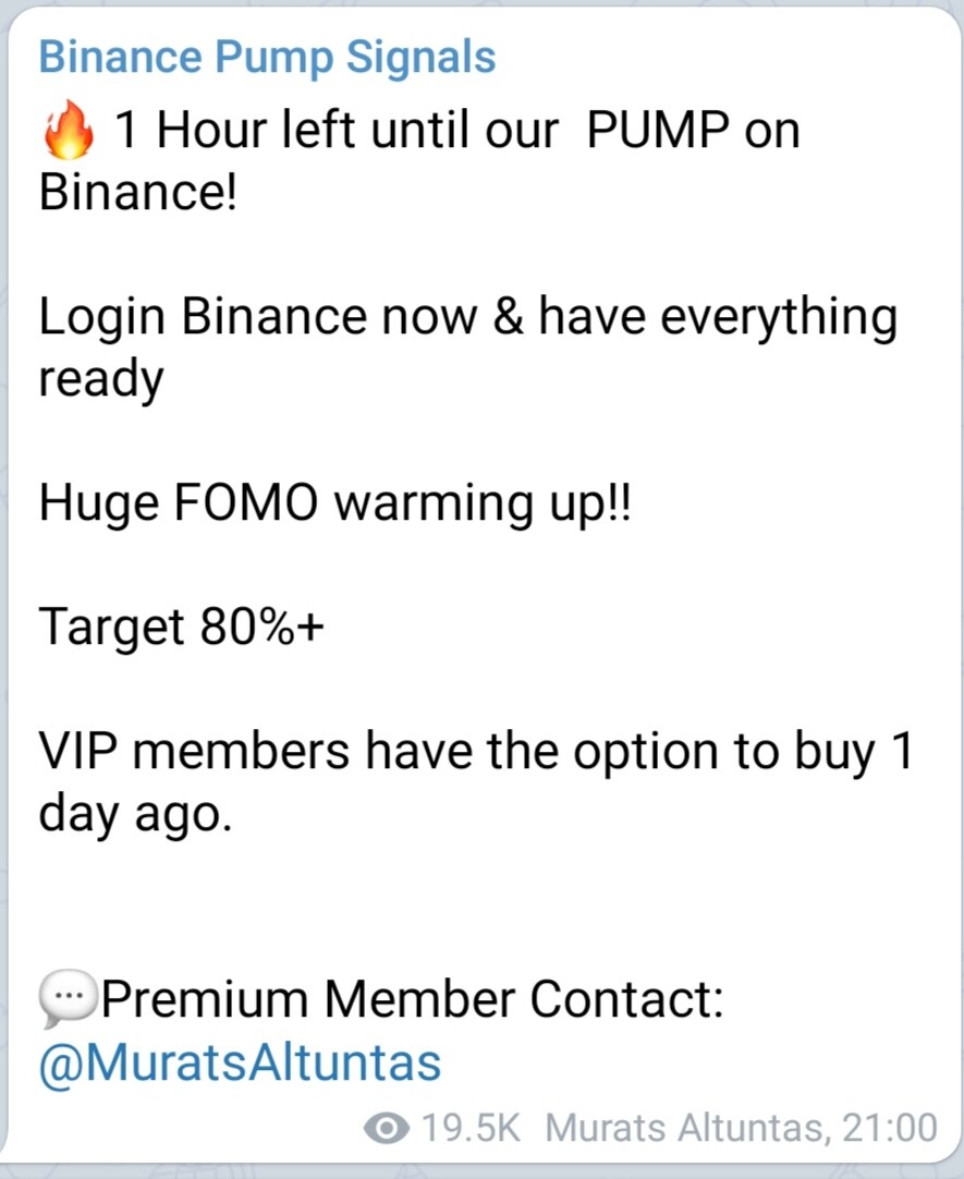 How to make real money with Crypto pump signals for Binance Telegram - TechBullion