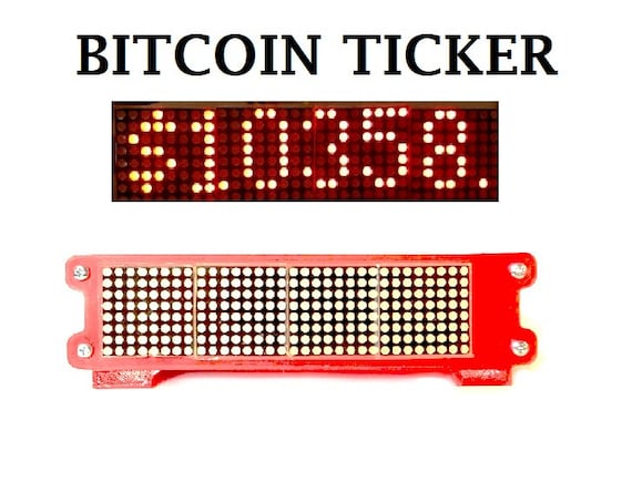 USB Wifi Bitcoin Price Ticker Screen