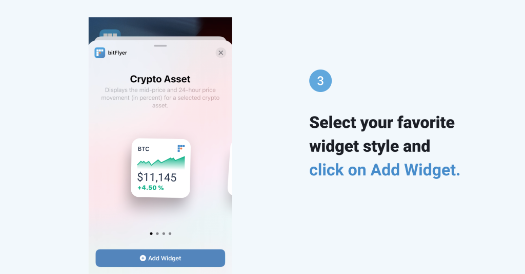 How can I add a widget to my home screen? - The Crypto App