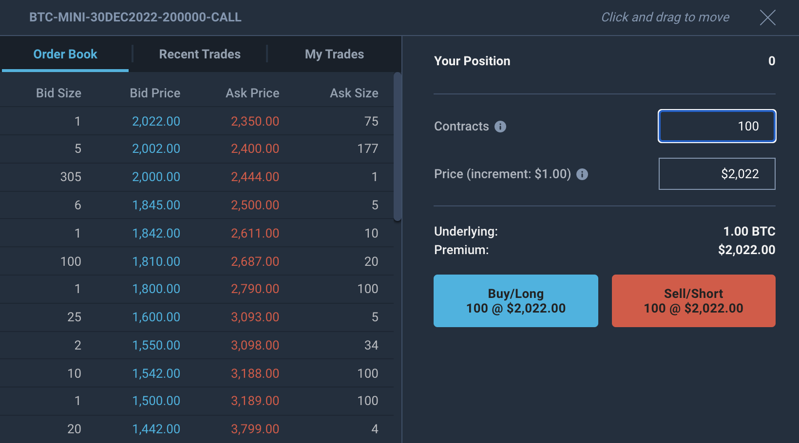 Crypto Futures and Options Exchange - Deribit