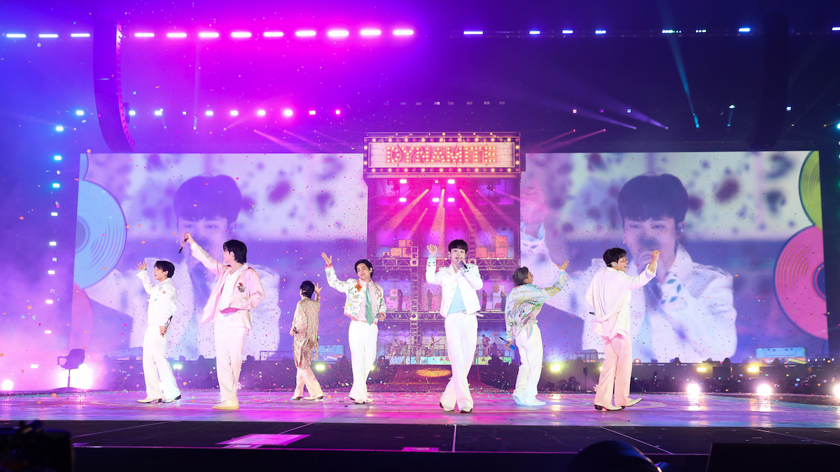 BTS Permission to Dance on Stage Concert Set List