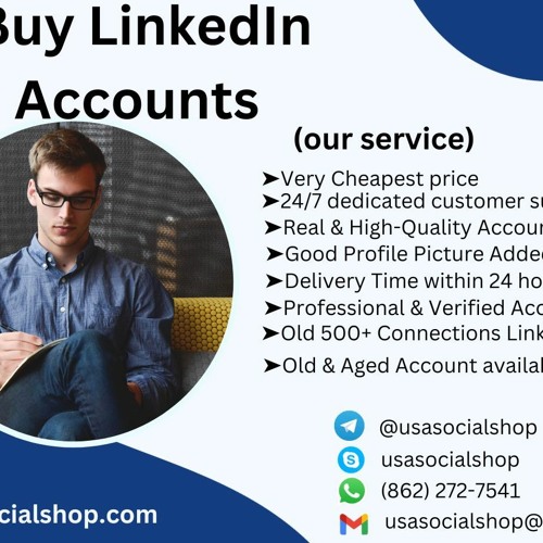 Buy LinkedIn Accounts - Bulk,PVA & Aged - SocialAppsHQ