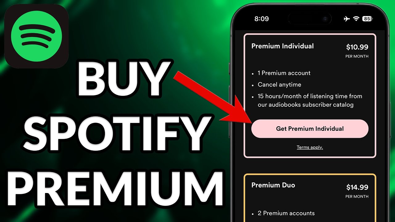 Buy Spotify Premium account 3 months for $10