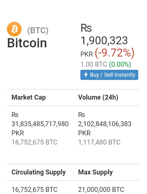 Should Pakistan adopt Bitcoin? BTC is up this much against the Pakistani Rupee in 