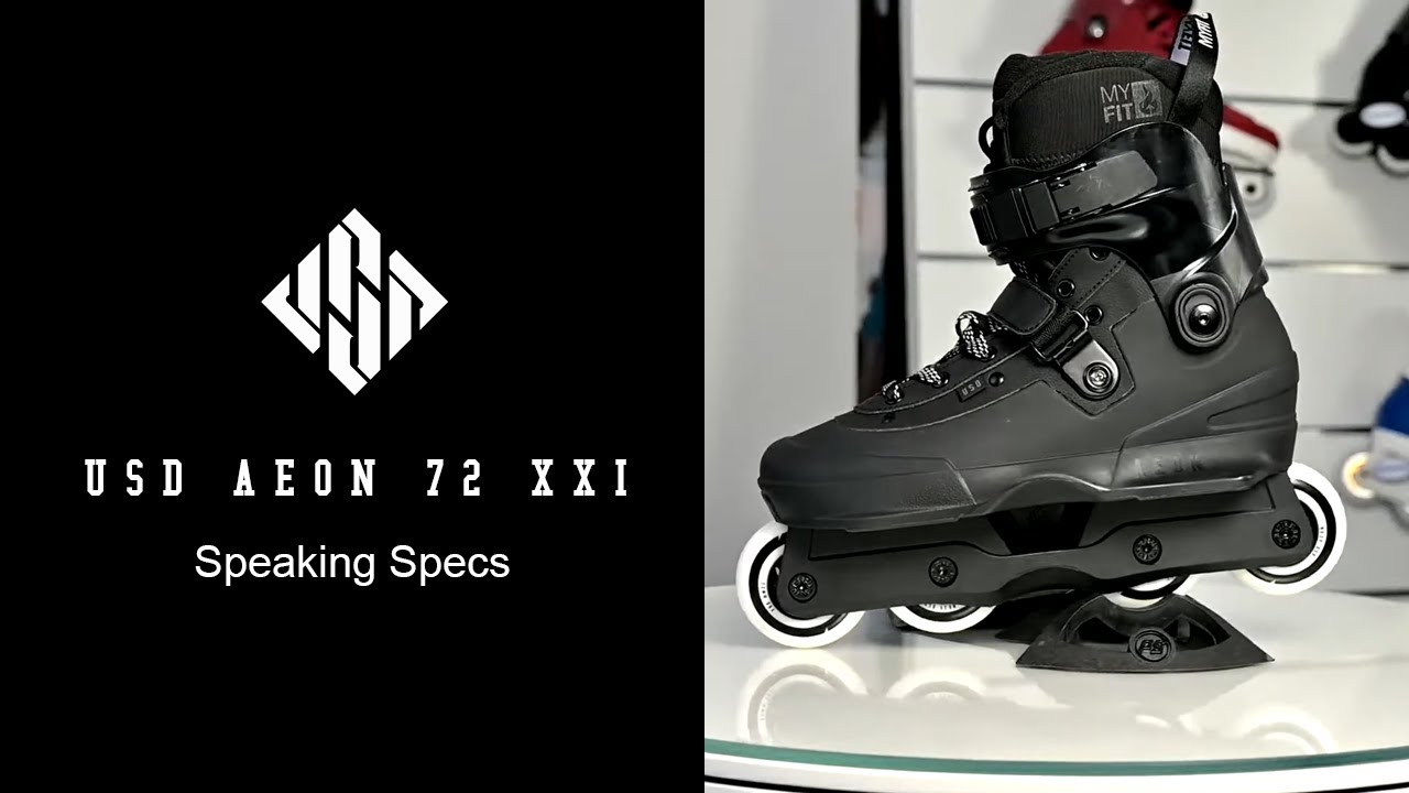 Usd Aeon 72 - Black Inline Skates - Bladeville