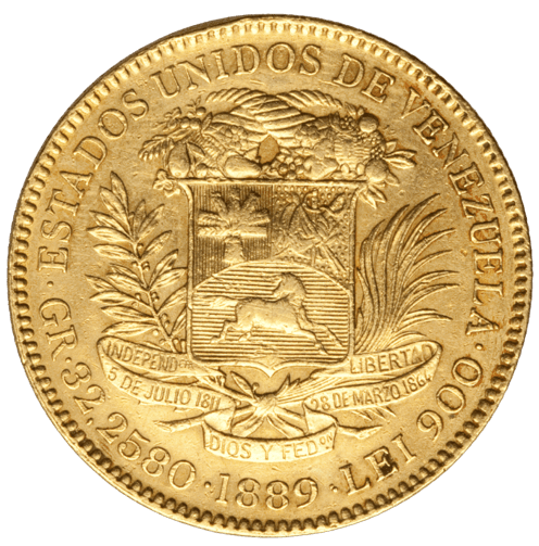 Venezuela Gold Bolivares - Auronum
