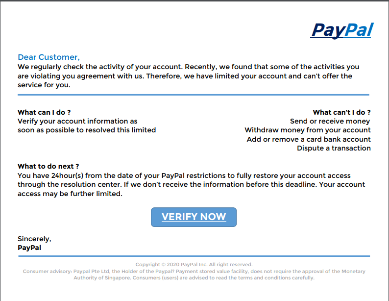 Scam alert: Watch for fake PayPal invoices