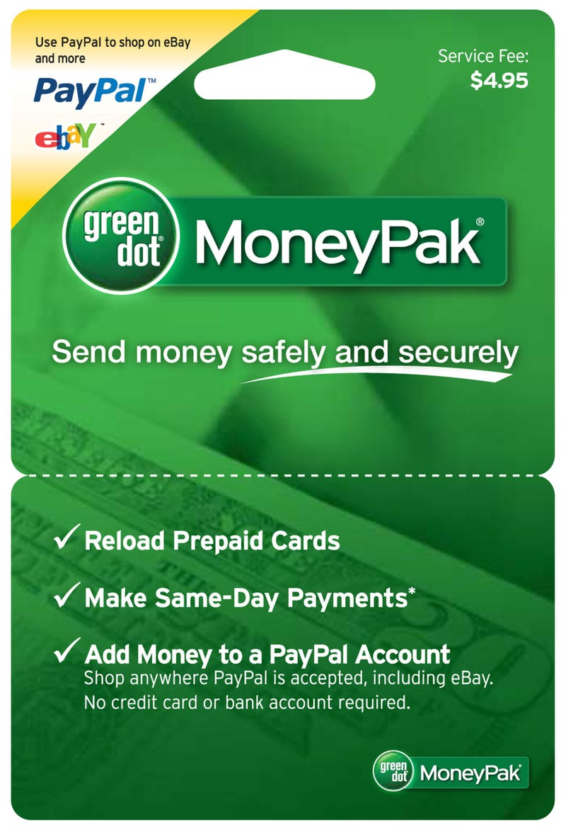 Green Dot MoneyPak Issues - Page 2 - PayPal Community