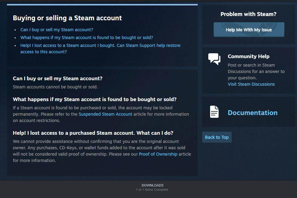 Is buying Steam Accounts legal?