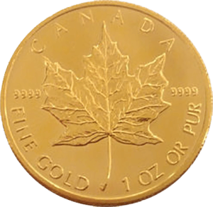 1/4 Oz Canadian Maple Leaf Gold Coin