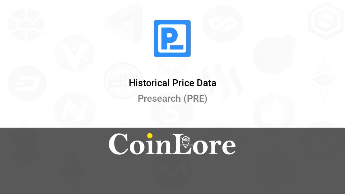 Presearch Price Today (VND) | PRE Price, Charts & News | family-gadgets.ru