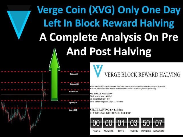 Verge Halving (xvg) | Dates, Details, Countdown | family-gadgets.ru