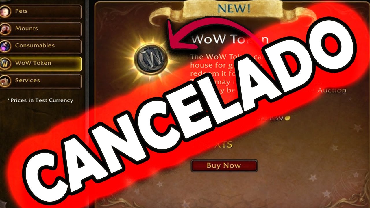 Purchasing a WoW-Token for gold without an active subscription