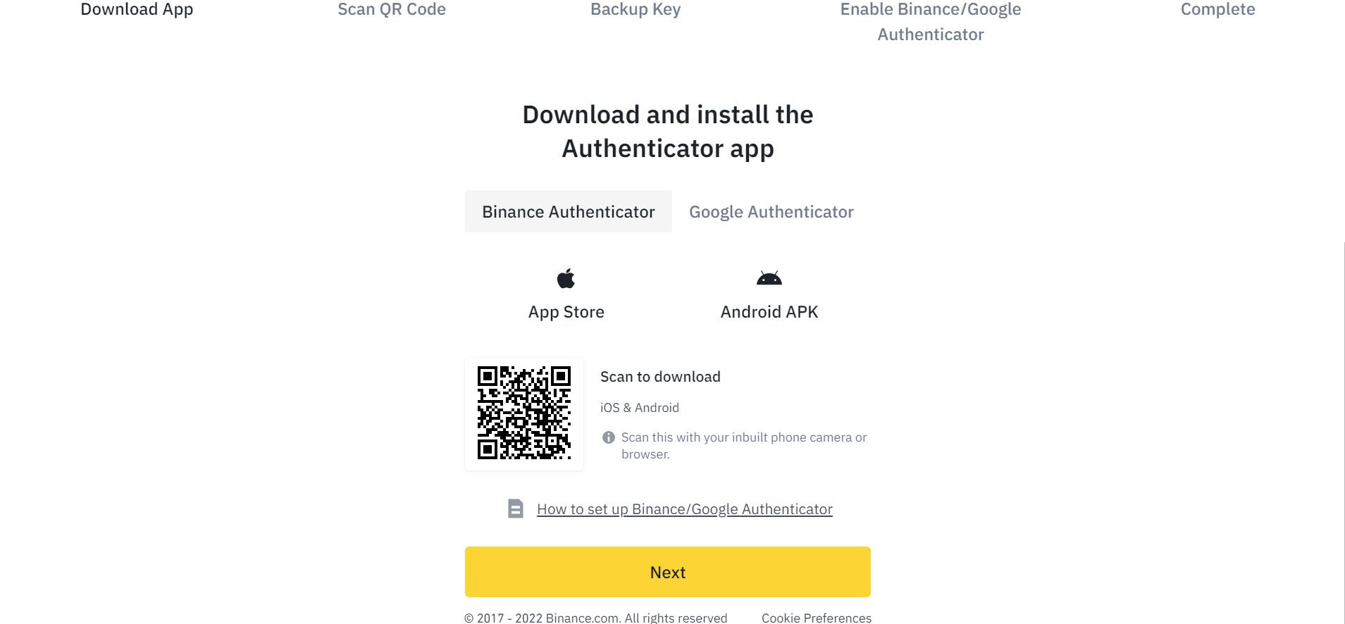 Binance - Authy