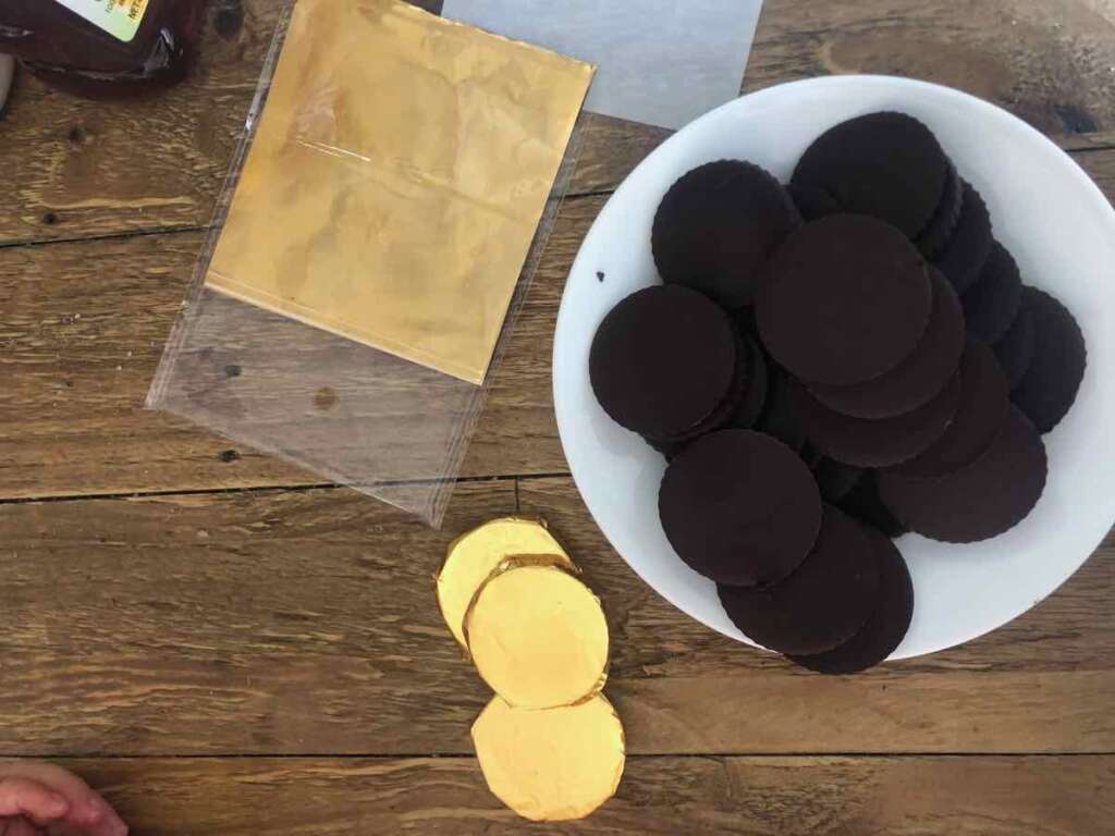 Homemade Chocolate Coins - My Fair Hostess