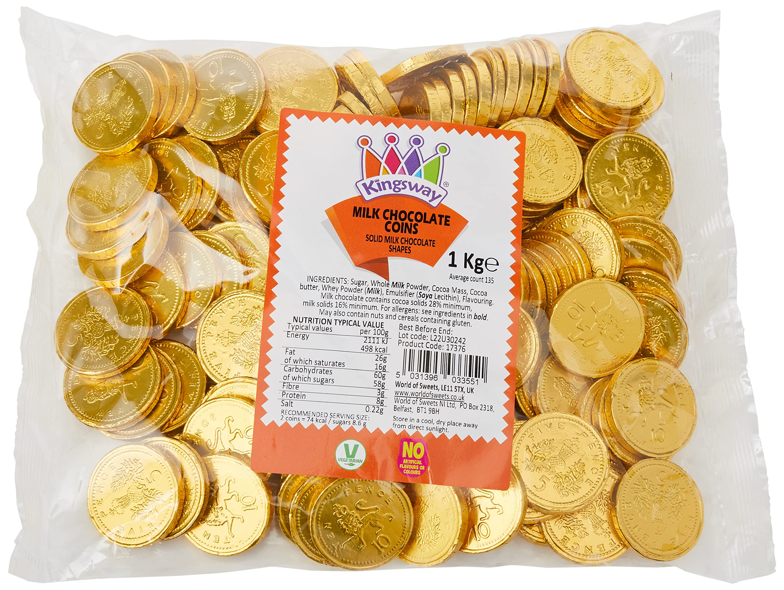 Milk Chocolate Gold Coins | 60g