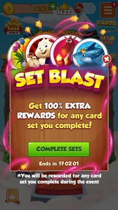 Set Blast - Complete Cards Set with 30% Extra Rewards