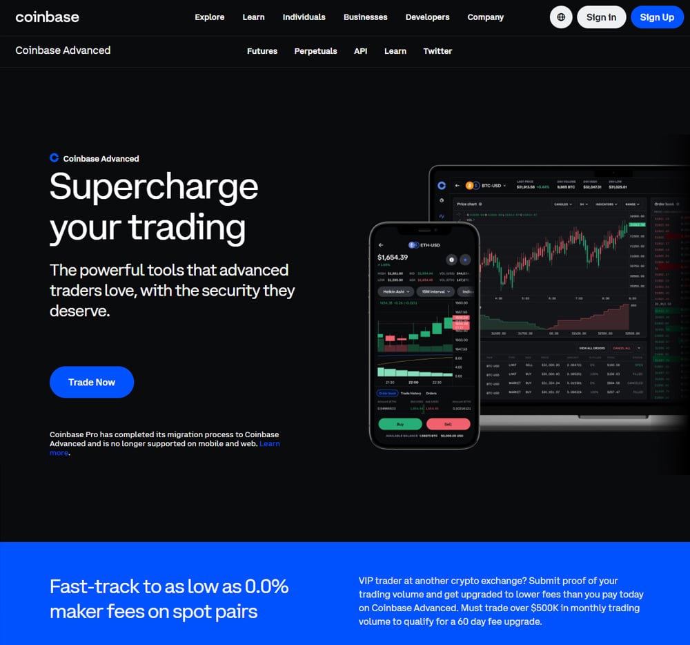 Coinbase Pro | Digital Asset Exchange