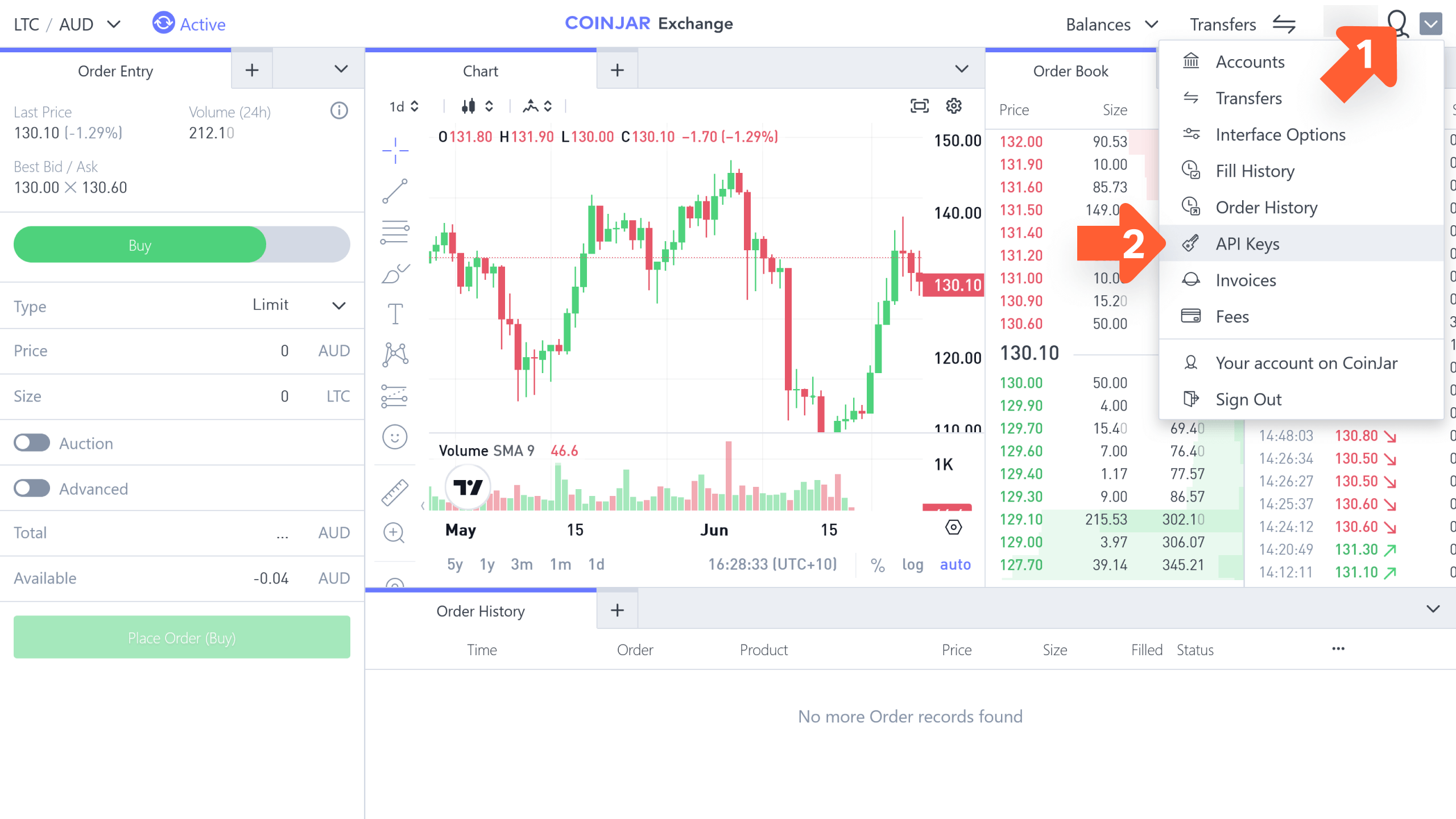CoinJar Exchange Live Markets, trade volume ,Guides, and Info | CoinCarp