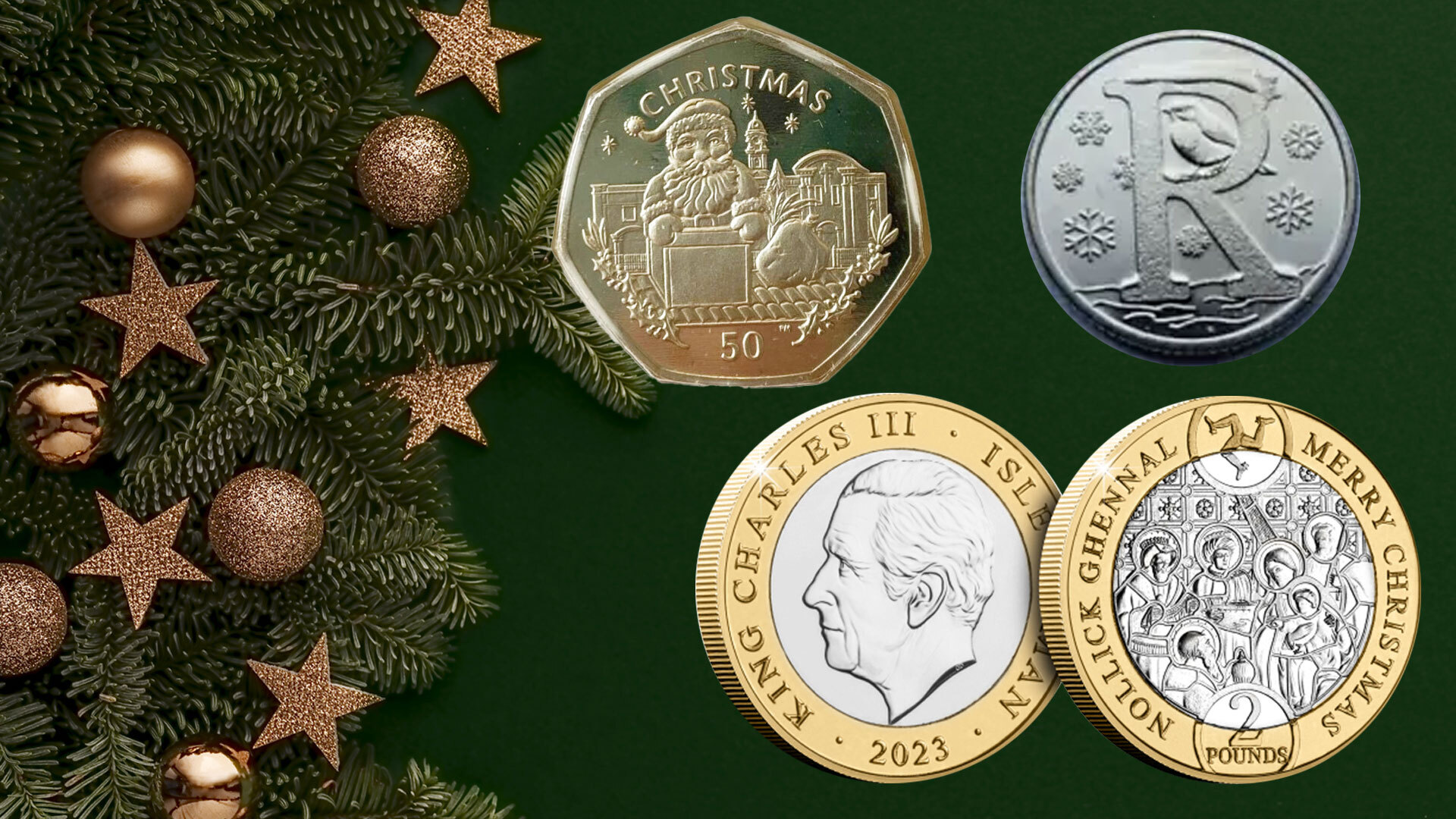 The Father Christmas Ultimate 50p Coin Cover