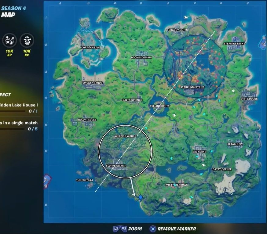 Fortnite Chapter 2 Season 4 Week 4 XP Coins Locations Guide - Video Games Blogger