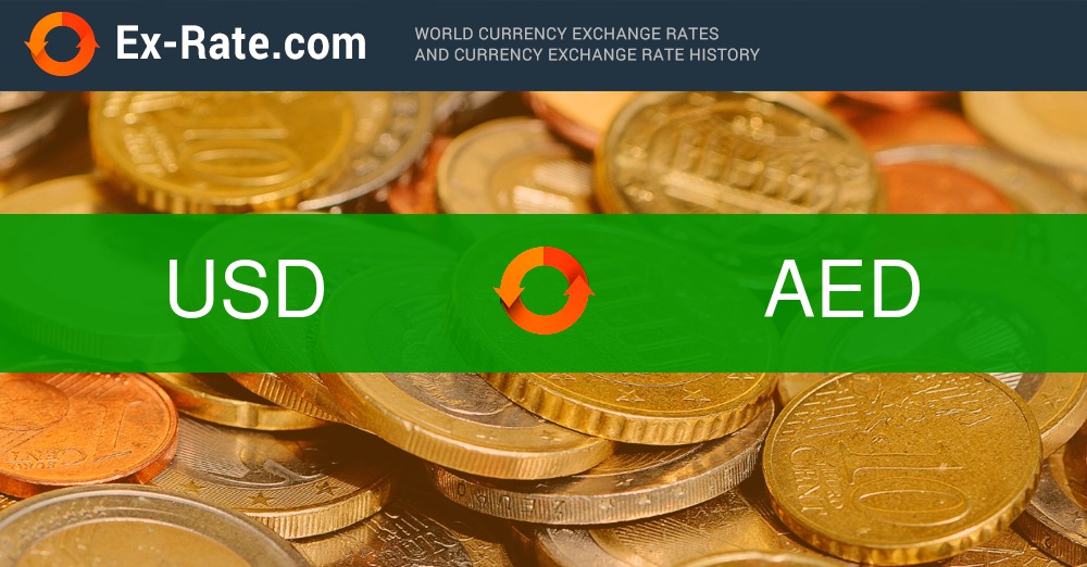 USD to AED exchange rate - How much is US Dollar in UAE Dirham?