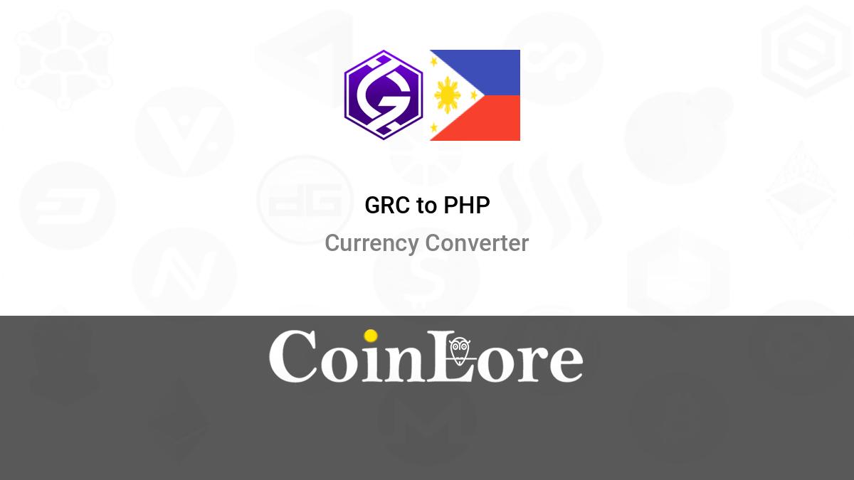 Global Reserve Coin price today, GRC to USD live price, marketcap and chart | CoinMarketCap