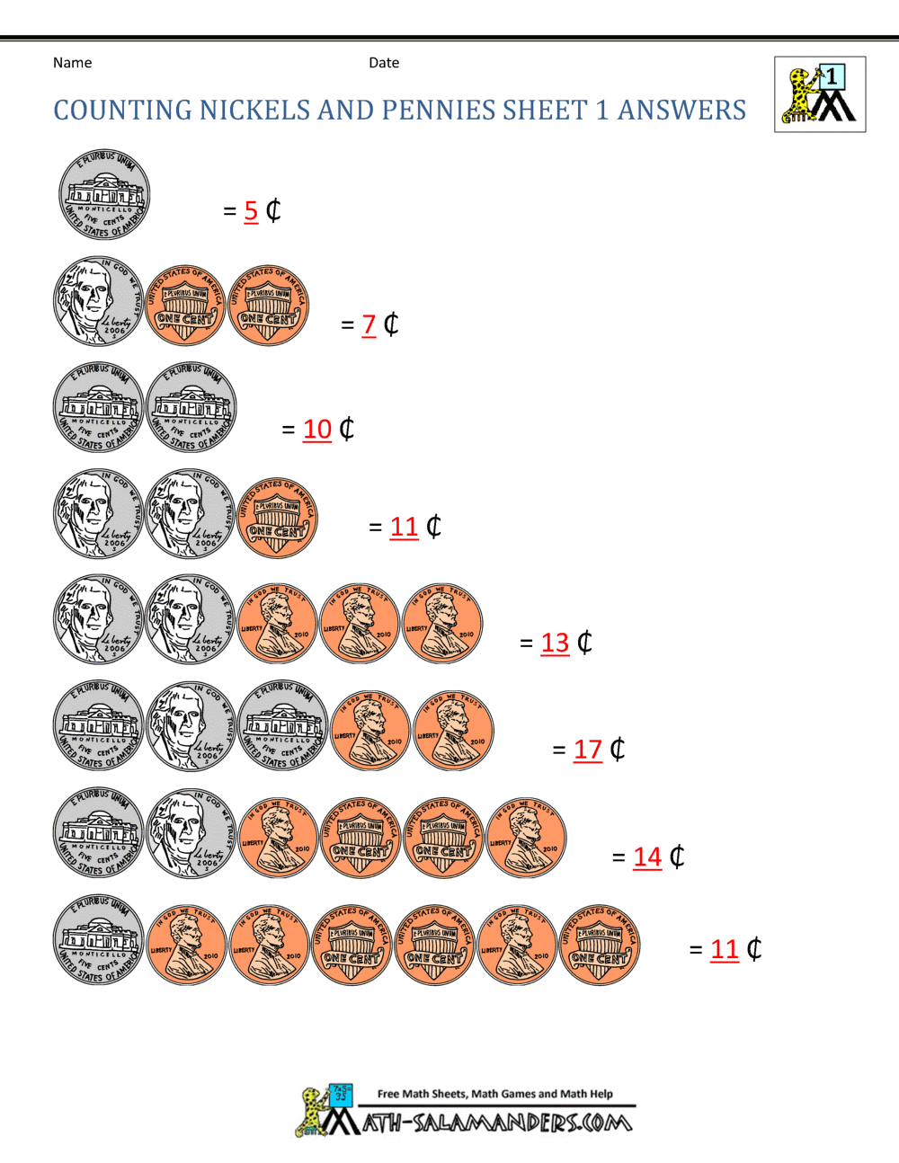 How to Count Money: Counting Coins & Bills - DoodleLearning