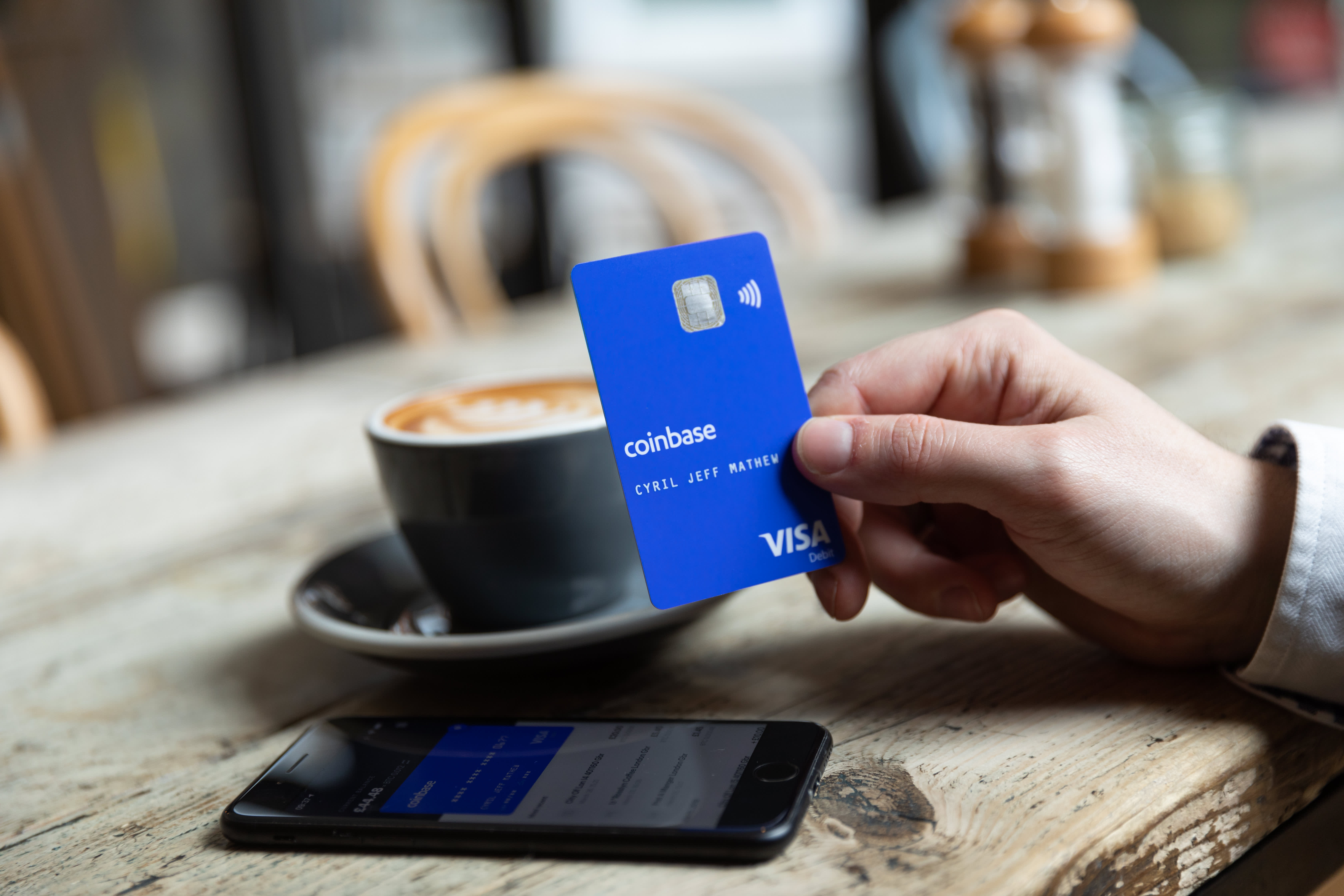 Coinbase launches its cryptocurrency Visa debit card in the US - The Verge