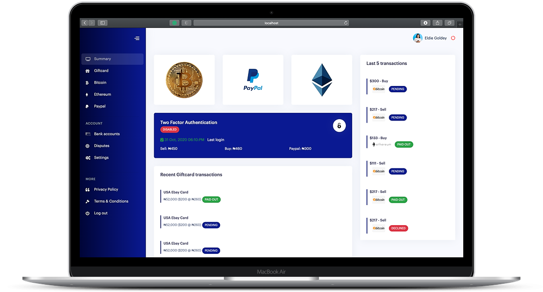 Nishue - Cryptocurrency Exchange Script PHP | InkThemes