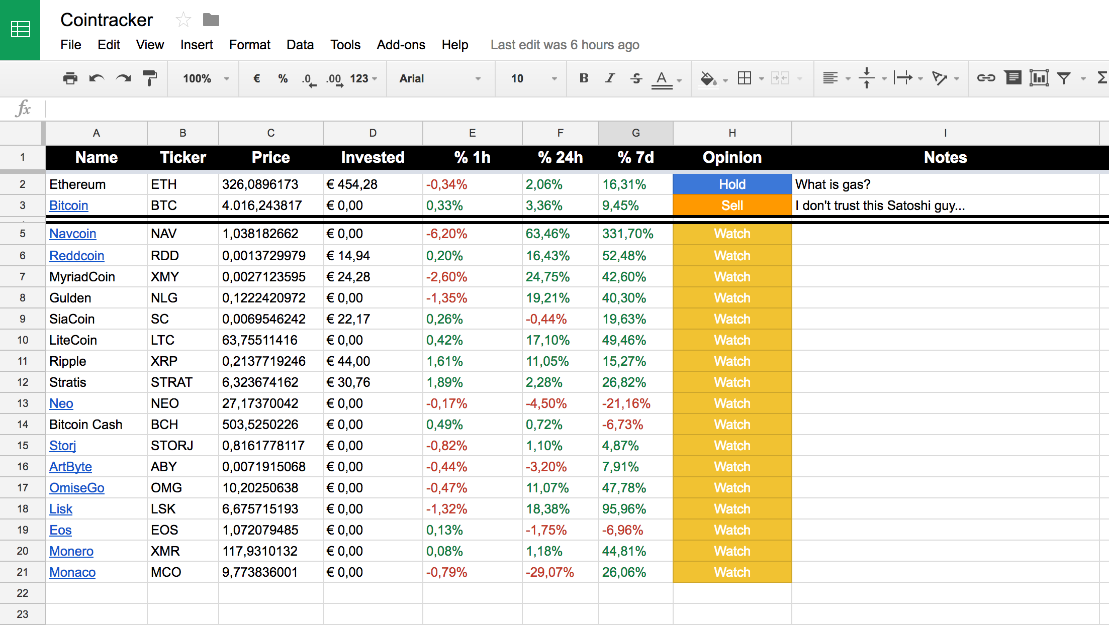 Cryptosheets - Google Workspace Marketplace