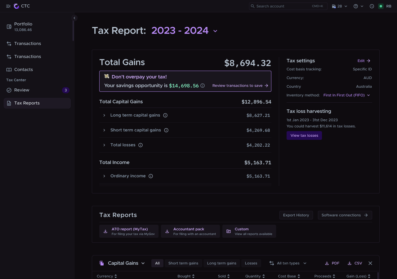 Guide to Crypto Taxes in Australia | Coinpanda