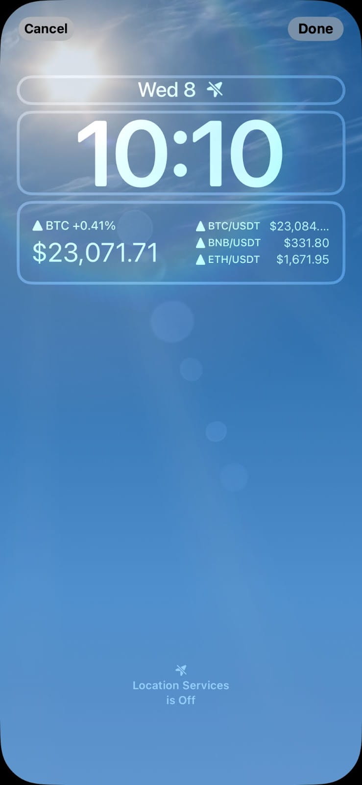 ‎Ethereum & Crypto Price Widget on the App Store