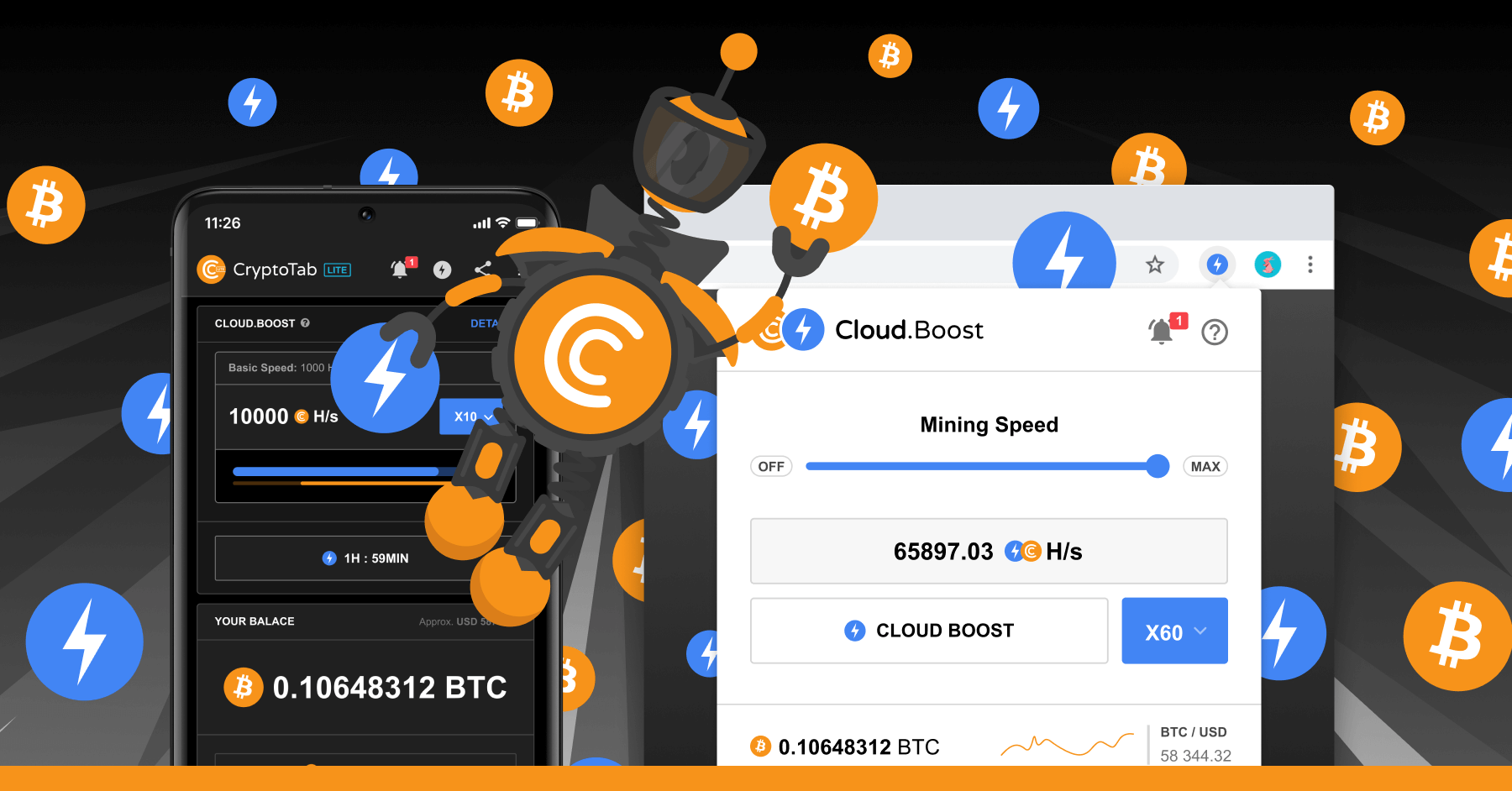 Easy steps for faster mining | CryptoTab Browser