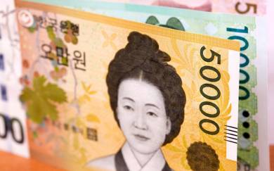 KRW to USD exchange rate history