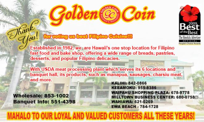Golden Coin Bake Shop & Restaurant - Adobers