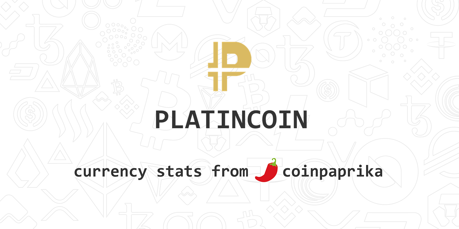 PLATINCOIN [PLC] Live Prices & Chart